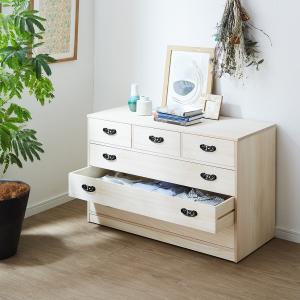 [日本製]隠しキャスター付き!たとう紙も入る総桐チェストの商品写真