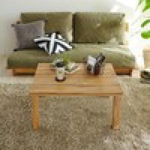 塩系インテリアに馴染むコンパクトこたつの商品写真