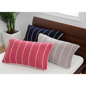 ボーダー柄のびのび枕カバー/meeの商品写真