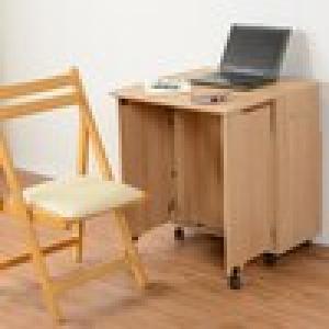 リビング・キッチンで大活躍!バタフライ天板ワゴンの商品写真