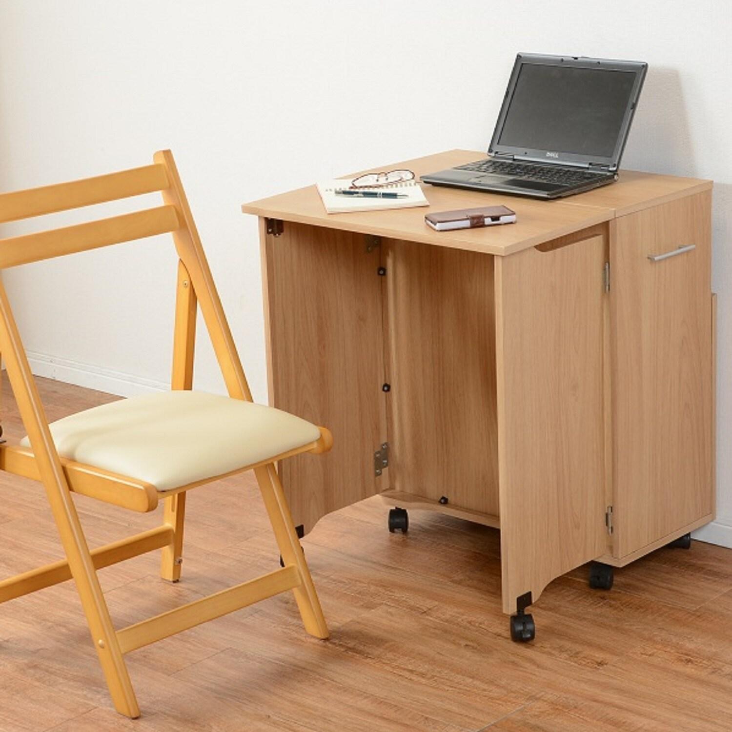 リビング・キッチンで大活躍!バタフライ天板ワゴンの商品写真