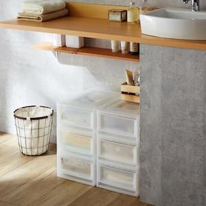 コンパクトサイズで仕分けに便利!収納ケース6個セット【奥行37cm】の商品写真