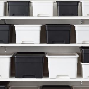 取っ手付きで取り出しやすい!収納ボックスセット <奥行33.5/奥行40/奥行49cm>の商品写真