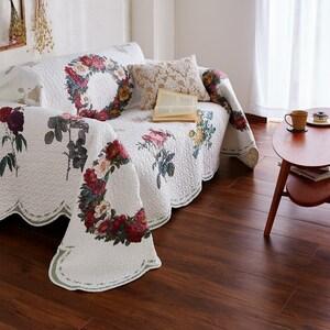 画家ルドゥーテのデザインのマルチカバー・ソファーカバーAの商品写真