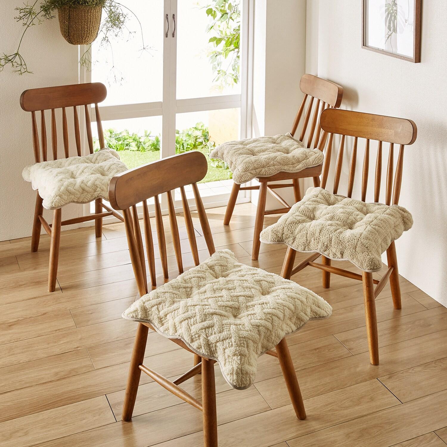 ふわふわボアのシートクッション[日本製]の商品写真