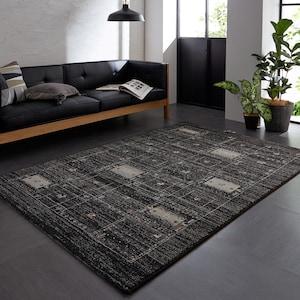 カジュアルモダンなギャッベ柄のウィルトン織ラグの商品写真