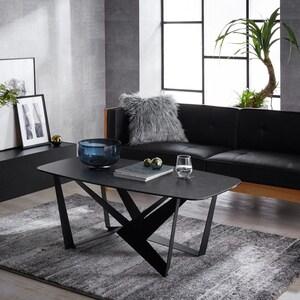 セラミック天板のモダンリビングローテーブルの商品写真