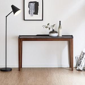 傷・水・熱に強い天然石調コンソールテーブルの商品写真