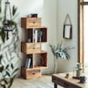 ヴィンテージ調引出し付きラックの商品写真