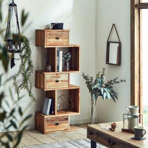 ヴィンテージ調引出し付きラックの商品写真