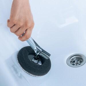 ミクロブラシで汚れを落とすハンディバススポンジ(スペア付)の商品写真