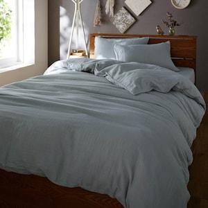 【4月27日までまとめ買いでお得】 綿素材を使ったくったりやわらかな3重ガーゼの掛け布団カバーの商品写真