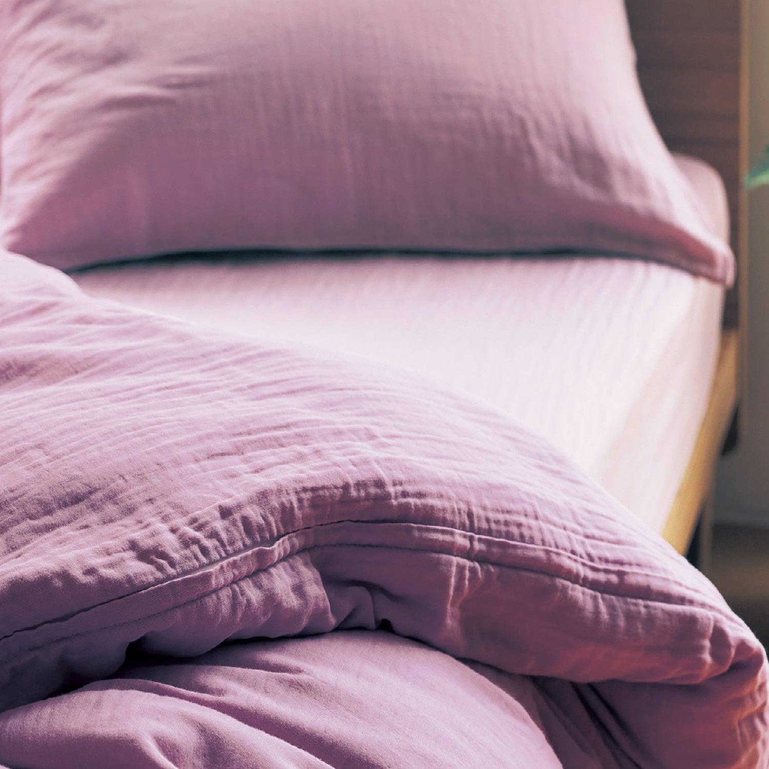 【4月27日までまとめ買いでお得】 綿素材を使ったくったりやわらかな3重ガーゼのボックスシーツの商品写真