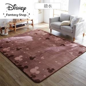 マイクロファイバーの撥水低反発ウレタンラグ「ミッキーモチーフ」の商品写真