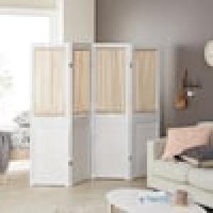 カーテン付きホワイト間仕切りパーテーションの商品写真