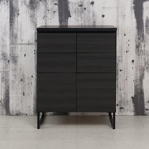 スチール脚のスタイリッシュキャビネットの商品写真