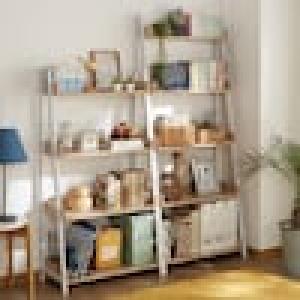 【超特価商品】 すっきりデザインのスチールラックの商品写真