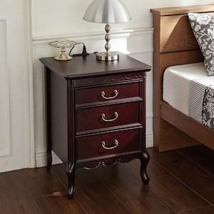 クラシック調ベッドサイドテーブルの商品写真