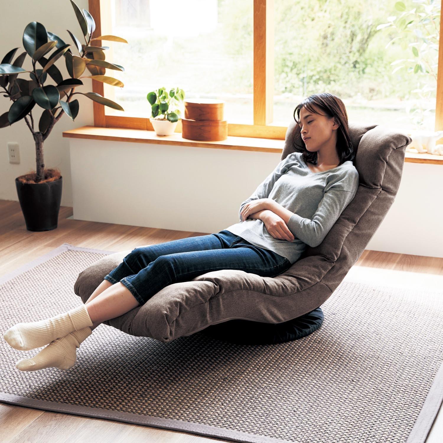 回転式ハイバックリクライニング座椅子の商品写真