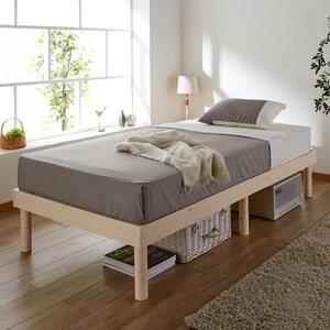 高さ3段階調整できるシンプルすのこベッド <シングル>の商品写真