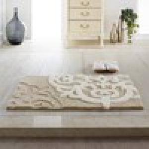 オーナメント柄のすべりにくい玄関マット <約50×80cm>の商品写真