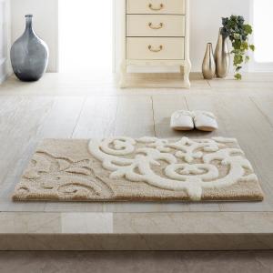 オーナメント柄のすべりにくい玄関マット <約50×80cm>の商品写真