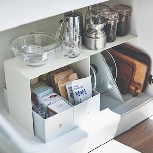 収納ボックス上ラック2個セット 【シンク下にもオススメ】の商品写真