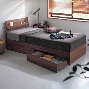 床面下に収納できるワゴン付きすのこベッド <マットレス付きシングル/本体のみシングル>の商品写真