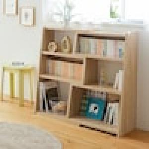 【4月28日までタイムセール】 伸縮できる腰高本棚・オープンラック <奥行29.5cm>の商品写真