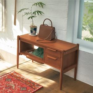 北欧ヴィンテージ調ベンチ 【荷物の一時置きにも】の商品写真