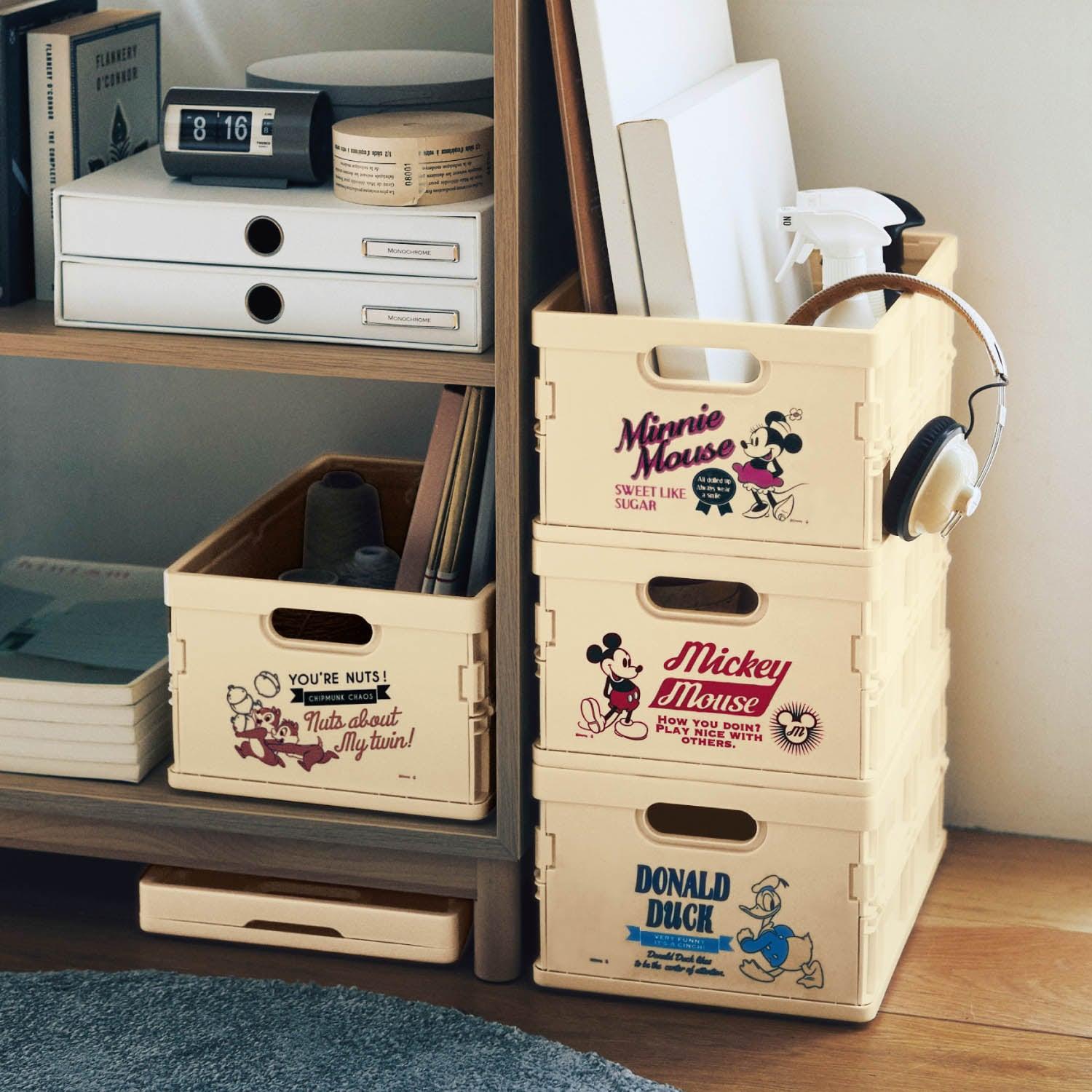 折りたたみコンテナ・ホワイト(選べるキャラクター)の商品写真