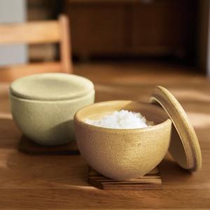 電子レンジで温めなおしできる伊賀焼のおひつ 陶珍の商品写真