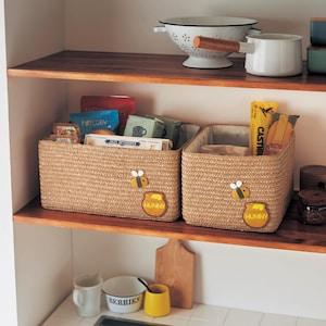 浅型バスケット「くまのプーさん」の商品写真