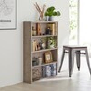 塩系インテリアに馴染むコンパクト本棚・オープンラックの商品写真