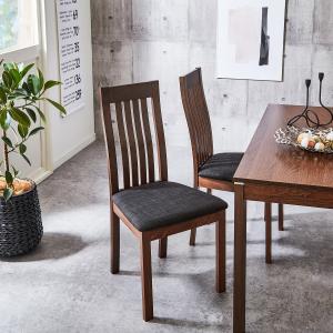 シンプルダイニングチェア2脚セットの商品写真