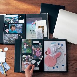 写真・パンフレット・作品も収納できる写真アルバムの商品写真