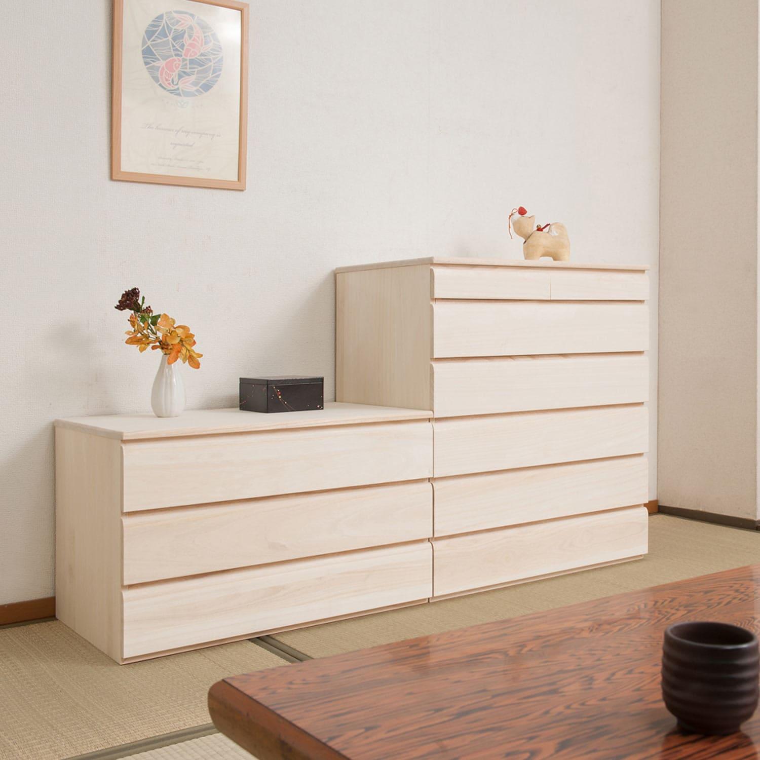 和装小物の収納にもぴったり!桐チェストの商品写真