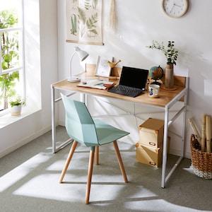 【超特価商品】天板を広く使えるワークデスク 【パソコンデスクとしても】の商品写真