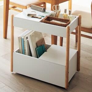 【5月6日までタイムセール】 マルチに使える木製ワゴンの商品写真