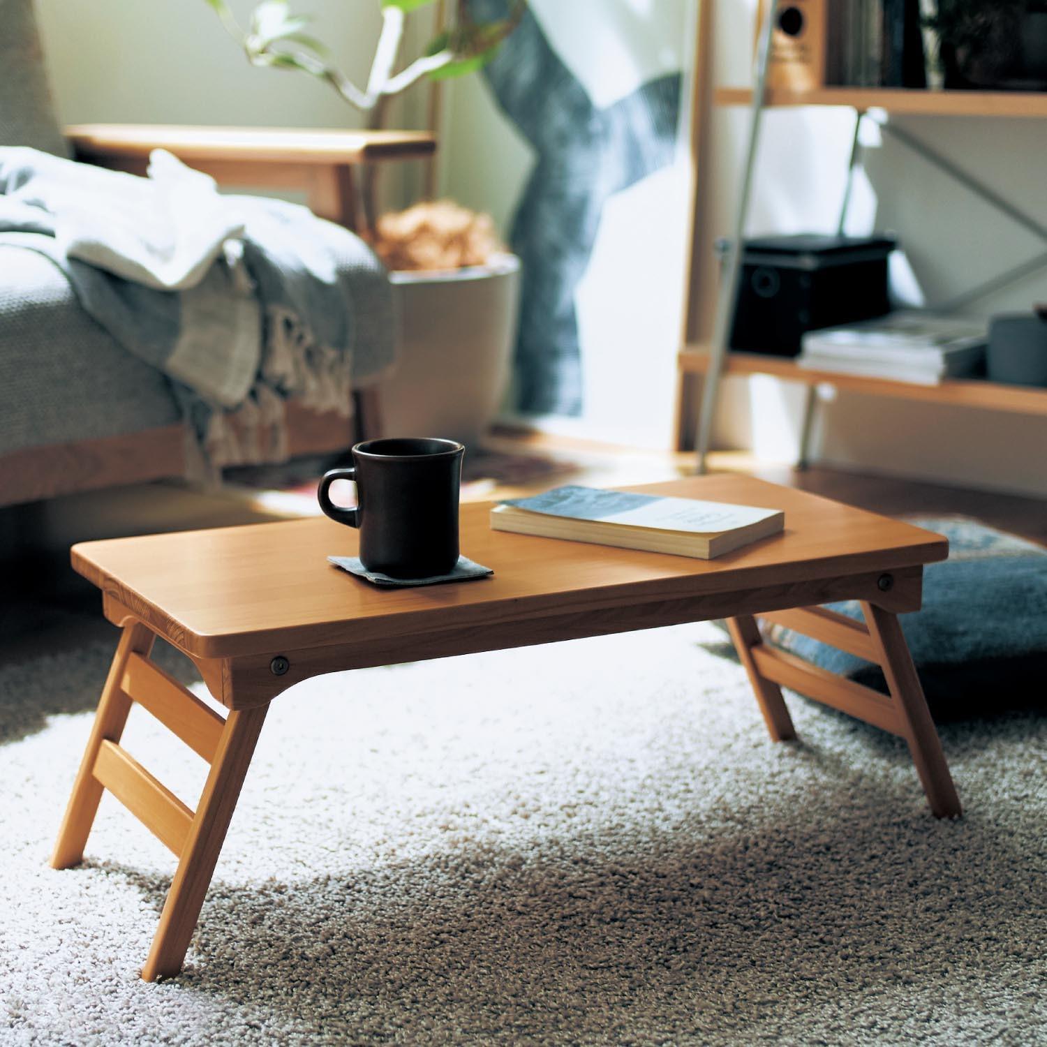 【5月6日までタイムセール】 折りたたんで持ち運べるミニテーブルの商品写真