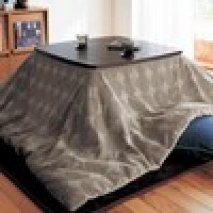 綿素材を使用したサークル織柄の撥水こたつ布団カバーの商品写真