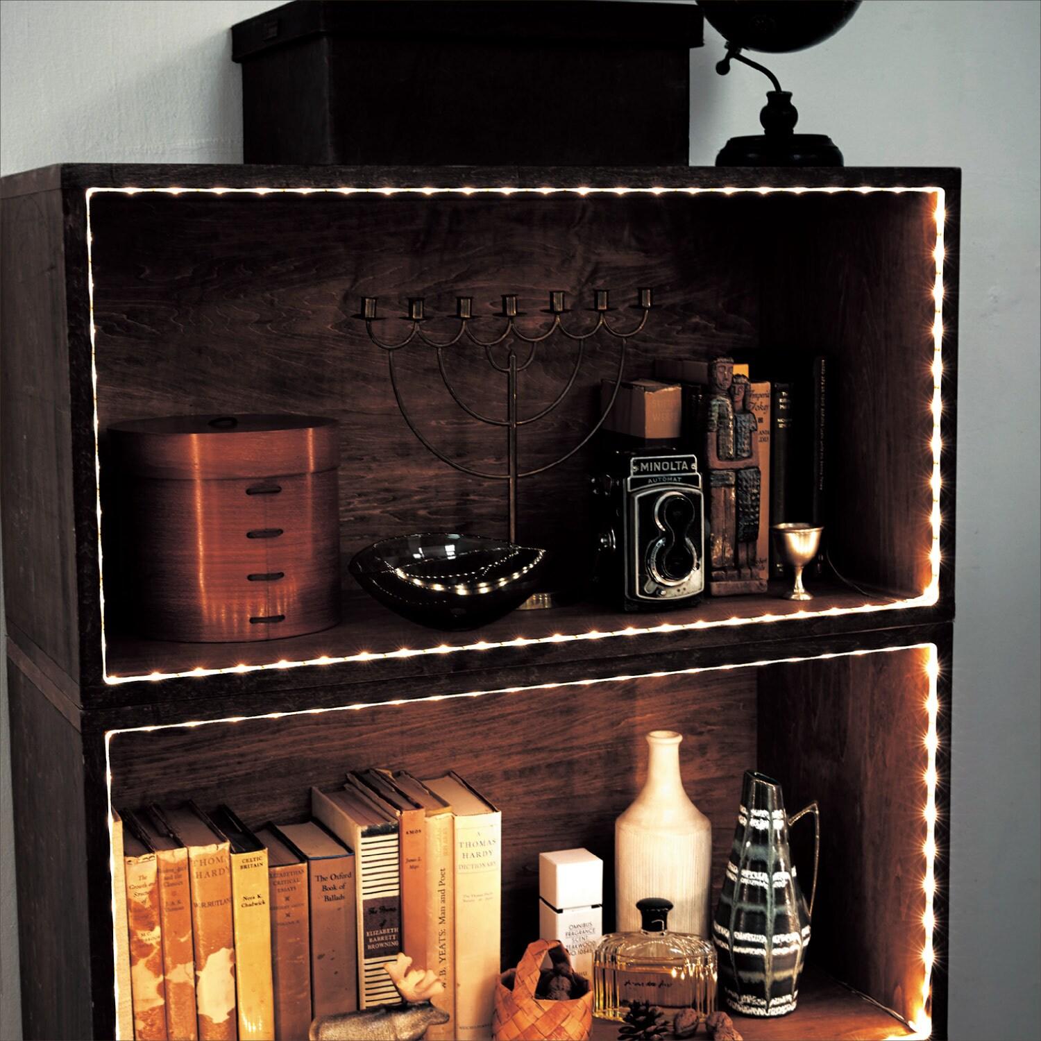 好きな所に貼りつけられるLEDライト <USB給電式/乾電池式>の商品写真