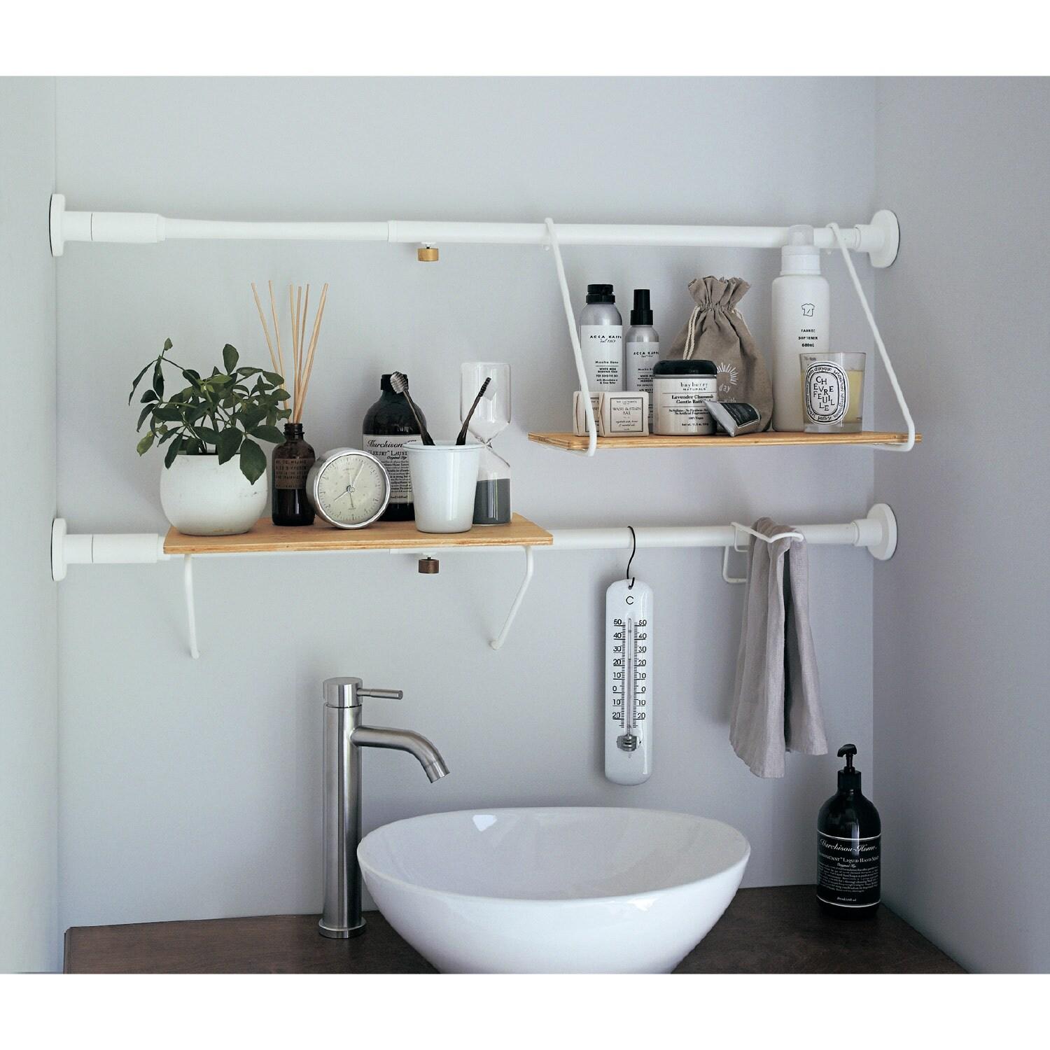 壁面突っ張り収納ドローアライン 専用パーツの商品写真