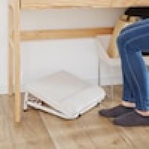 スリッパや靴を収納しておける脚置きの商品写真