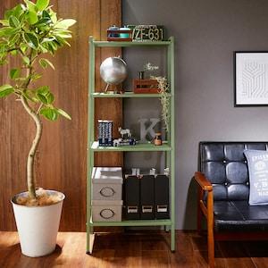 6色から選べる!スチール4段シェルフの商品写真