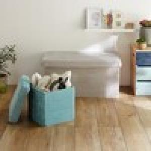 もこもこ収納スツールの商品写真