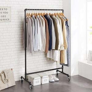 ガス管デザインのハンガーラック <幅90cm>の商品写真