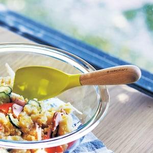 【まとめ買いでお得】 北欧カラーのシリコーン取り分けスプーンの商品写真