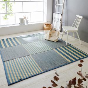 お手入れ簡単撥水ウレタン入りい草ラグの商品写真