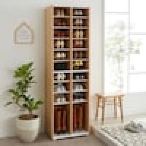 棚板が洗える!シンプルシューズボックスの商品写真